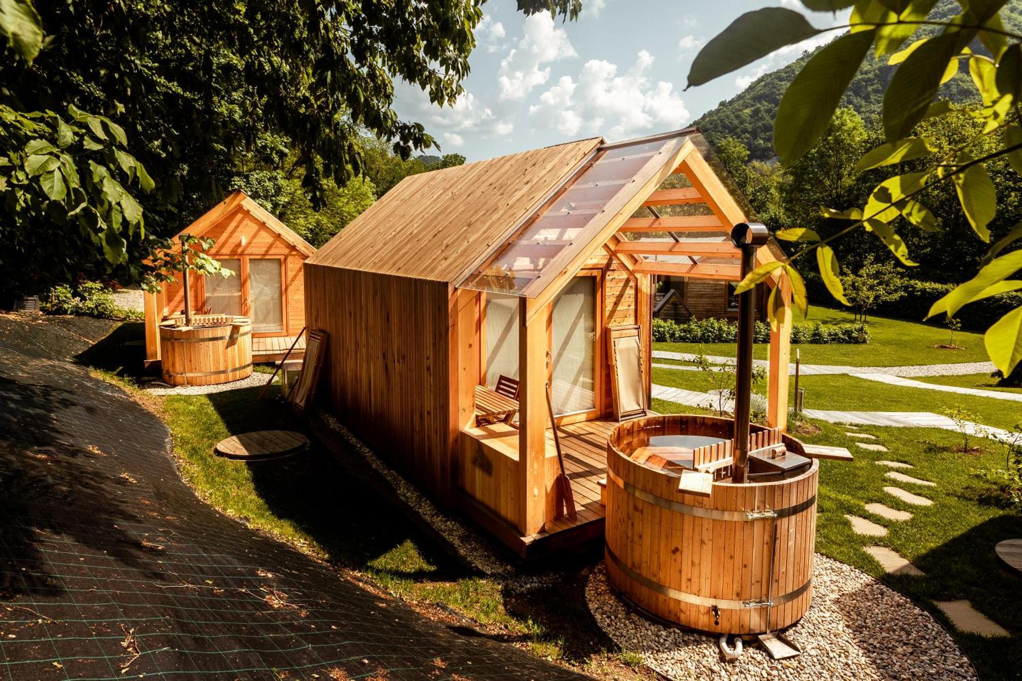 Villa Glamping Mountain Fairy Tale Bistrica pri Trzicu Exterior foto